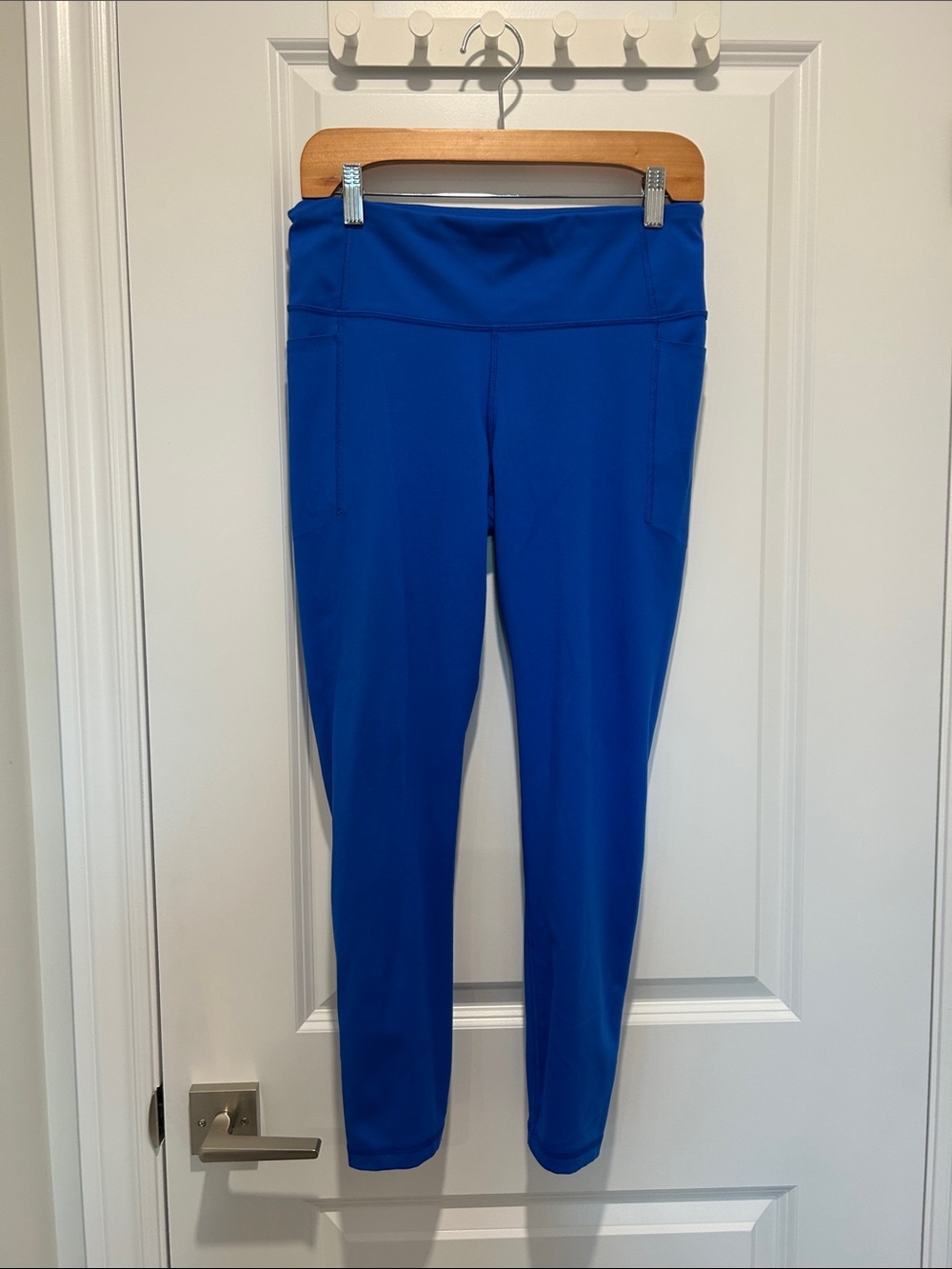 GAP Blue High-Waist Performance Leggings with Pockets